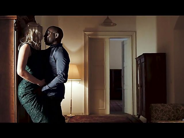 Angelika & Joss Lescaf  - Blonde interracial dream come true with the blackest cock ever