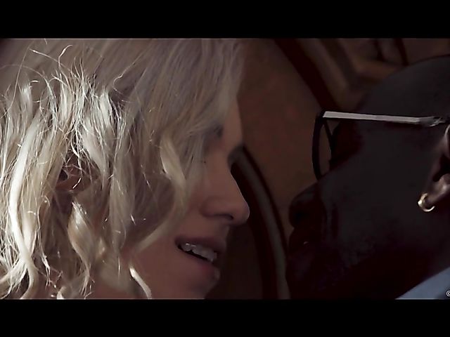 Angelika & Joss Lescaf  - Blonde interracial dream come true with the blackest cock ever