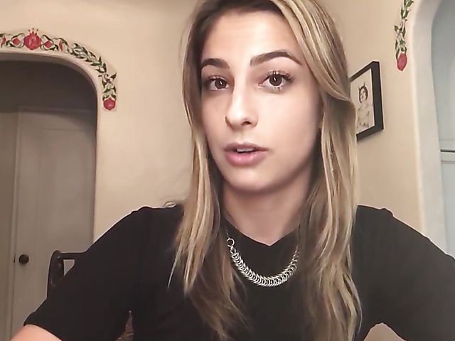 Kristen Scott and AJ Applegate lesbian warm-up and cock share