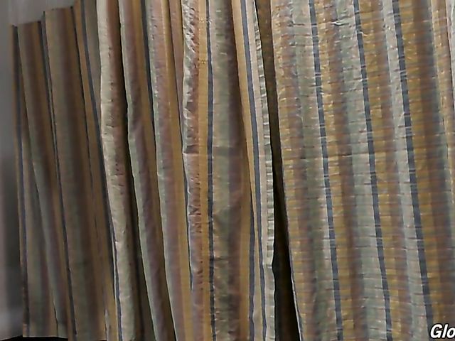 Gloryhole interracial fun with huge tittied curly mom Sara Jay