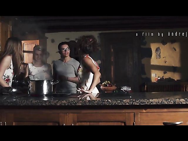 Three girls one guy in Spain with Lady Bug, Melody Petite and Olivia Sin