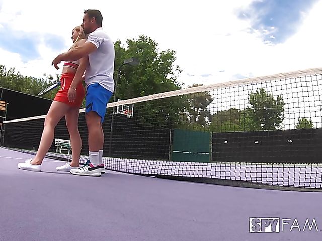 Serena Avery - Teen fucked outdoors after tennis lesson