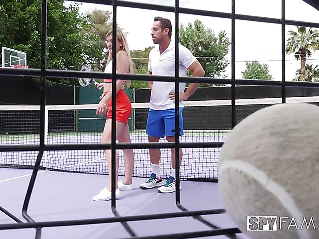 Serena Avery - Teen fucked outdoors after tennis lesson