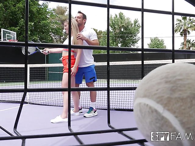 Serena Avery - Teen fucked outdoors after tennis lesson