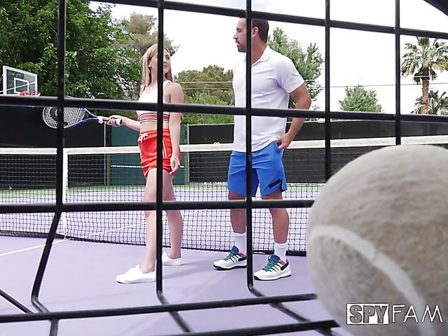 Serena Avery - Teen fucked outdoors after tennis lesson