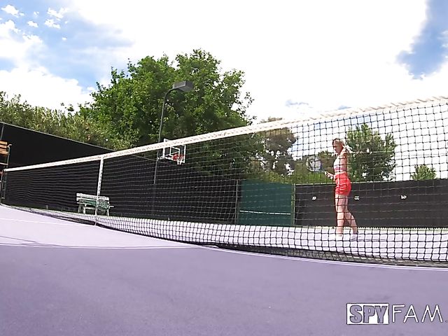 Serena Avery - Teen fucked outdoors after tennis lesson