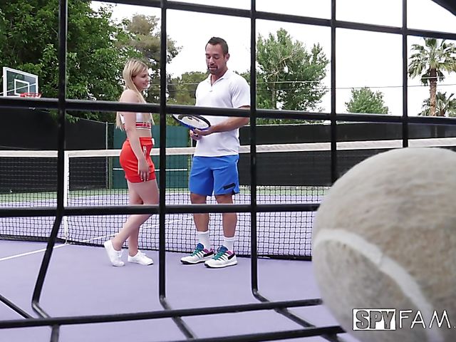 Serena Avery - Teen fucked outdoors after tennis lesson