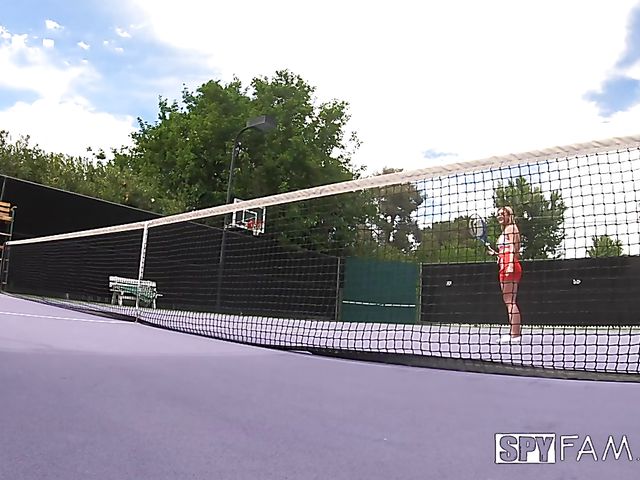 Serena Avery - Teen fucked outdoors after tennis lesson