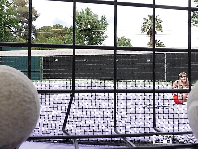Serena Avery - Teen fucked outdoors after tennis lesson