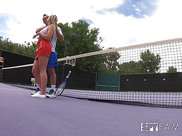 Serena Avery - Teen fucked outdoors after tennis lesson