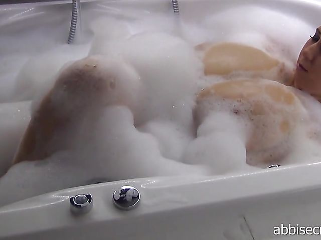 Abbi Secraa - Bubble bath and soapy humongous tits