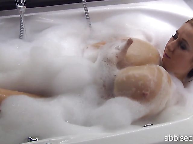 Abbi Secraa - Bubble bath and soapy humongous tits