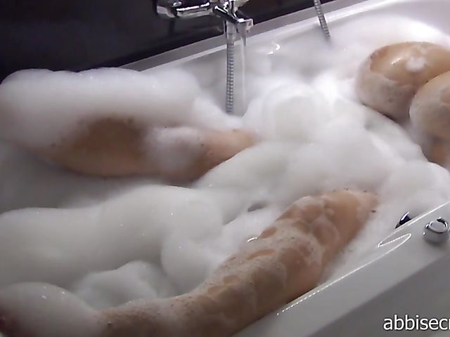 Abbi Secraa - Bubble bath and soapy humongous tits