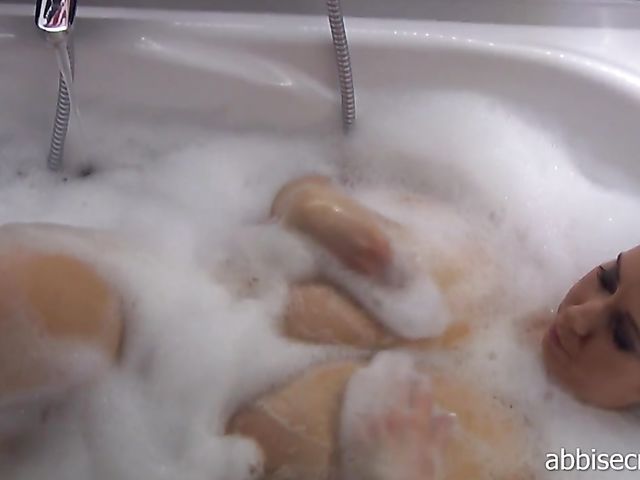 Abbi Secraa - Bubble bath and soapy humongous tits