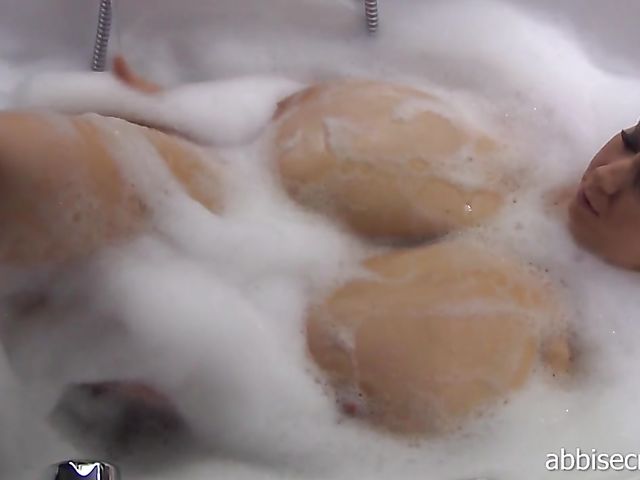 Abbi Secraa - Bubble bath and soapy humongous tits