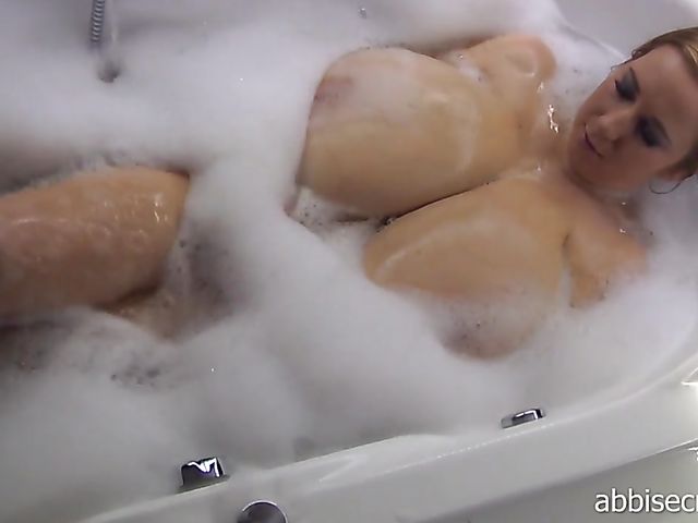 Abbi Secraa - Bubble bath and soapy humongous tits
