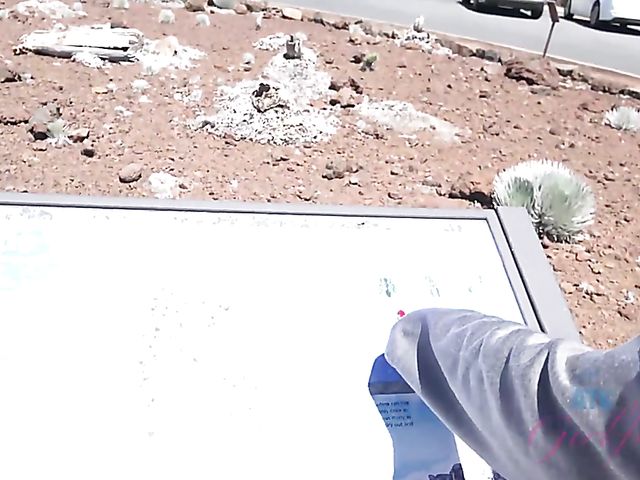 Teen bikini girl Kate Bloom diving and showing her twat in the car