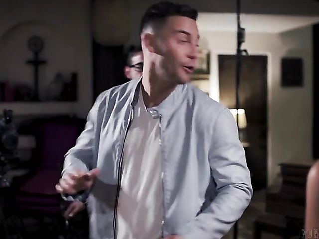 New actress is born in a hot threesome with Abigail Mac