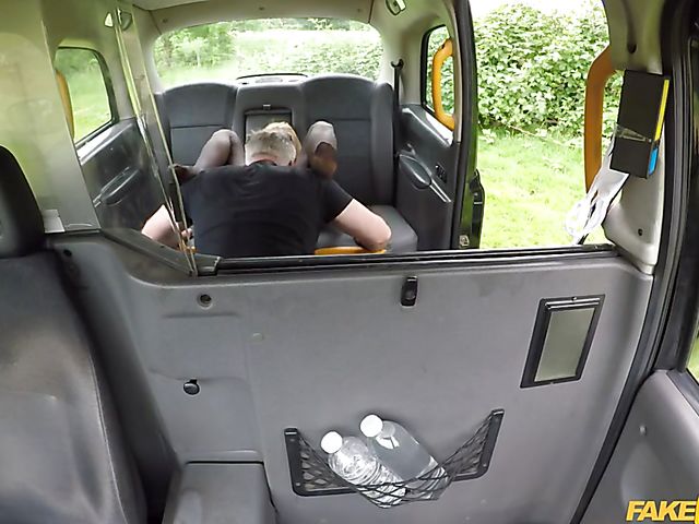Pantyhose fuck in fake taxi with MILF Tara Spades