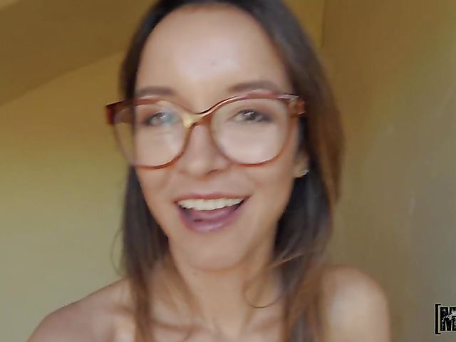 Staircase sex for money with hot neighbor Rancys Belle 