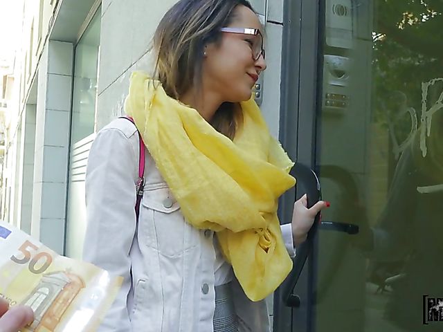 Staircase sex for money with hot neighbor Rancys Belle 