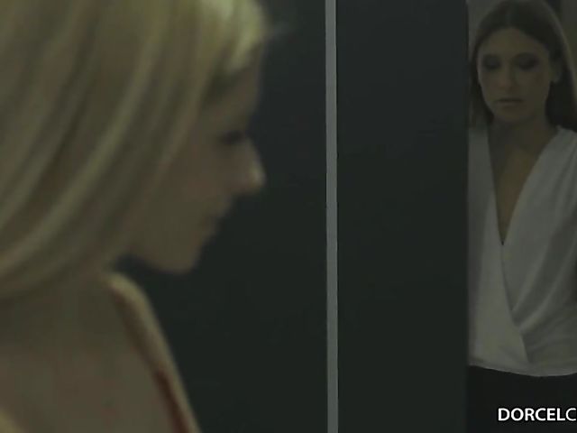 Euro lesbian babes with slim bodies and dirty minds Rebecca Volpetti and Mint Talia