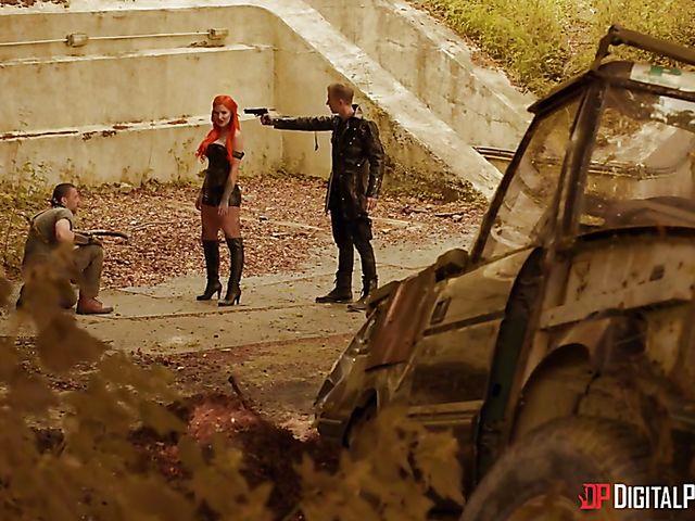 Danny D anal fucks horny amazon woman Tina Kay outdoors 