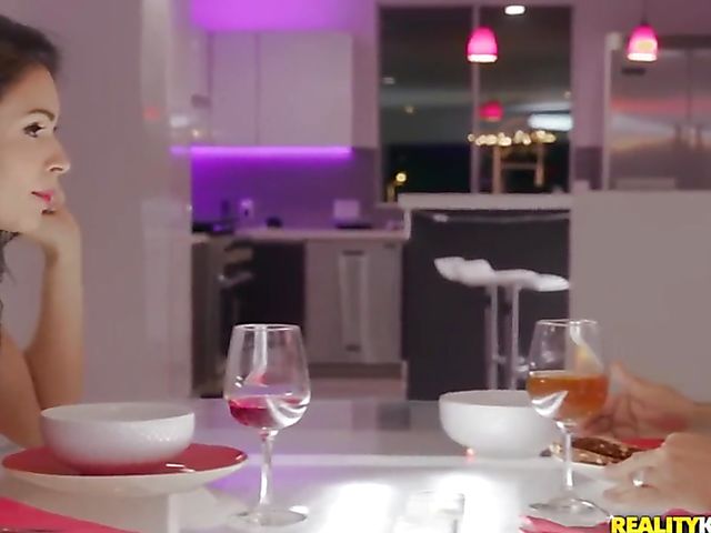 Playful wife with sexy boobs Katana Kombat needs another cock