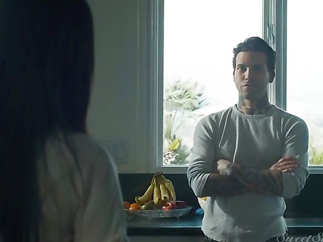 Slim MILF Silvia Saige loves her lover's tattooed body and hard cock