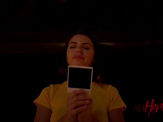 Mona Wales and Adriana Chechik lesbian spiritual meditation in the night