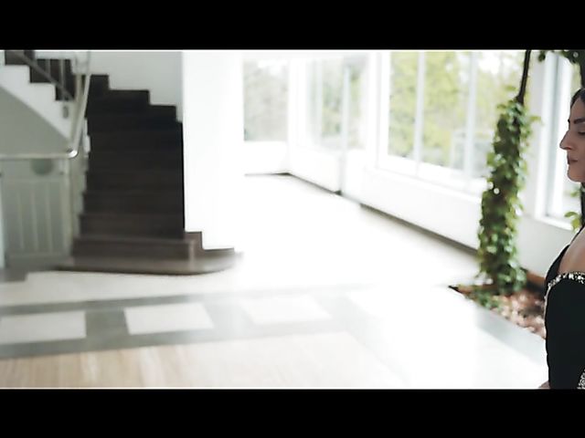 Slim brunette Katy Rose takes off her black dress and gets nailed by Miguel Zayos