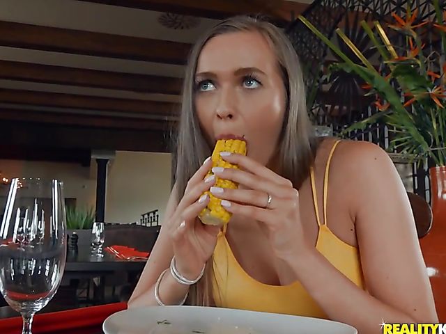 Restroom fuck session with hot teen Stacy Cruz