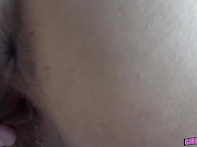 POV busty slut Crystal Rush sucks and fucks her roommate