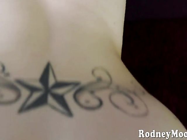 Fat booty blonde Emmy Demure gets fucked and cum fed by Rodney Moore