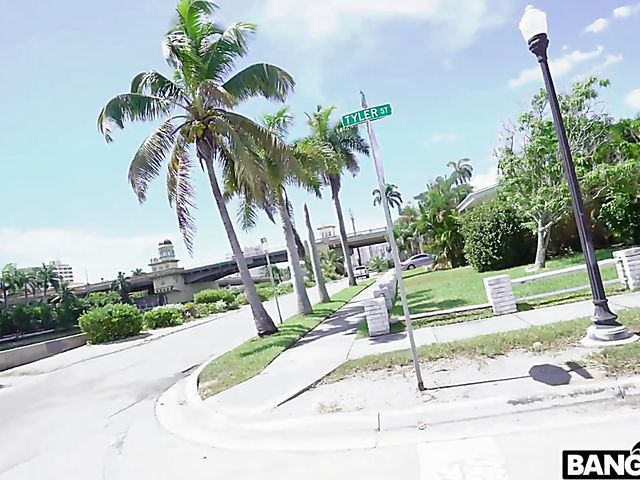 Road adventure of cash hungry busty redhead Annabel Redd