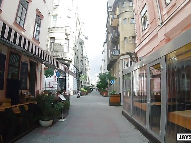 Hot POV with cute skinny chick Tiffany Tatum in Budapest