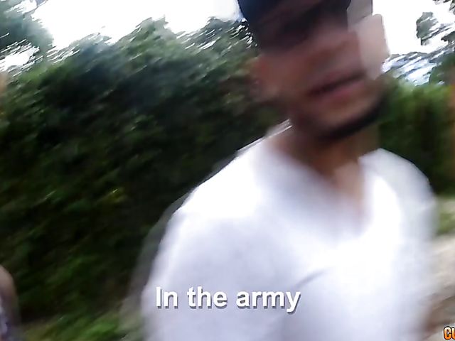 Wild outdoor sex by the river with busty Colombian slut Amaranta Hank