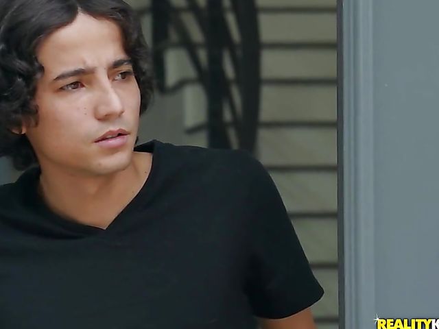 White boy helps black teen Daizy Cooper to stop masturbating