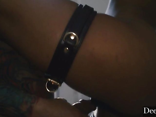 Scarlit Scandal - Handcuffed ebony rough fucked by Small Hands