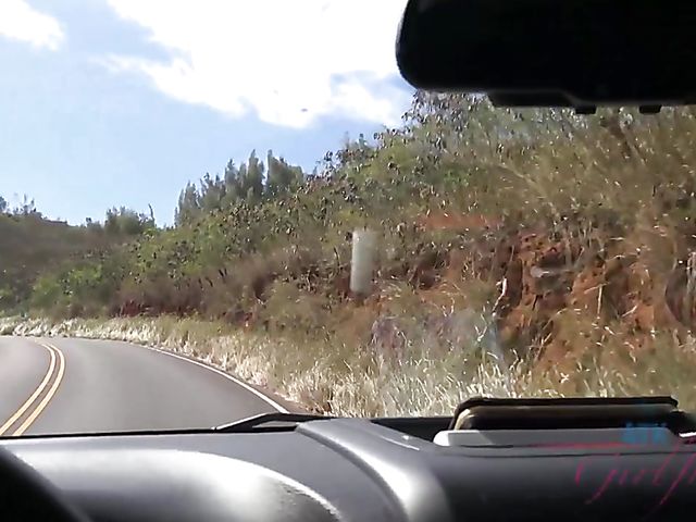 POV outdoor quickie with his bikini girlfriend Chloe Temple