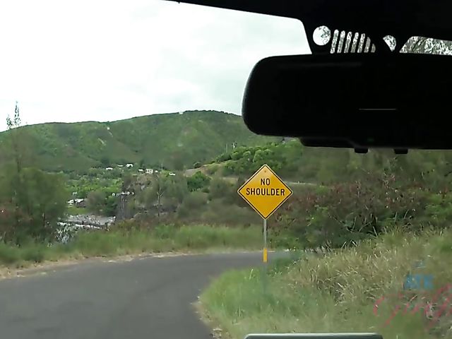 POV outdoor quickie with his bikini girlfriend Chloe Temple