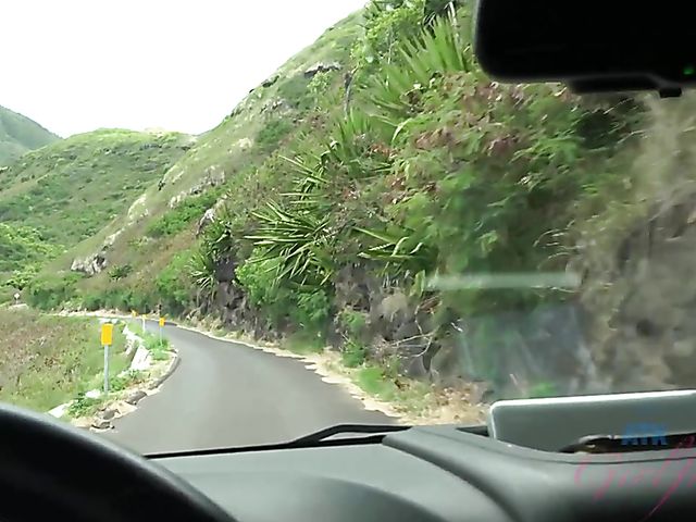 POV outdoor quickie with his bikini girlfriend Chloe Temple