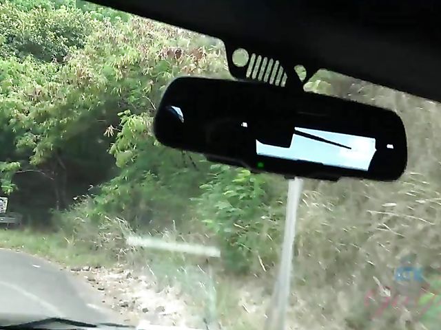 POV outdoor quickie with his bikini girlfriend Chloe Temple