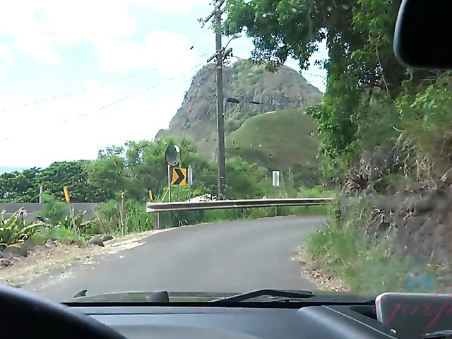 POV outdoor quickie with his bikini girlfriend Chloe Temple