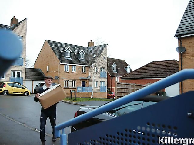 Big tits MILF slut Michelle Thorne anal fucked by a delivery boy