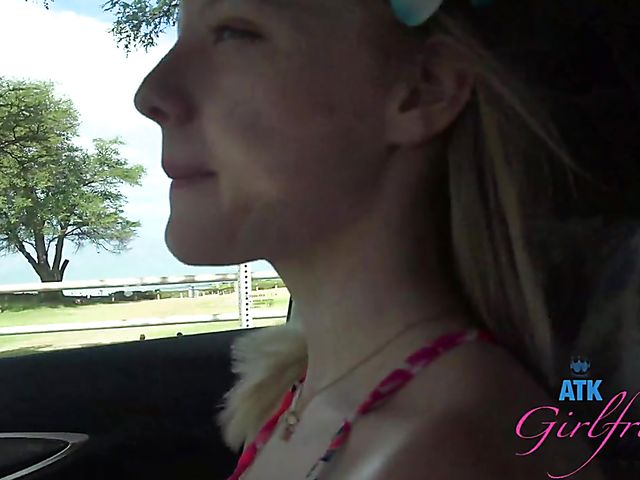 His pretty girlfriend Melody Marks is proud of her nice tits