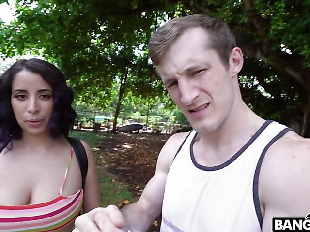 Sex adventure of busty natural latina Nina Lopez