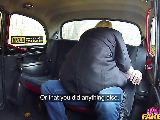 Female fake taxi big tits fuck with blonde driver Angel Wicky 