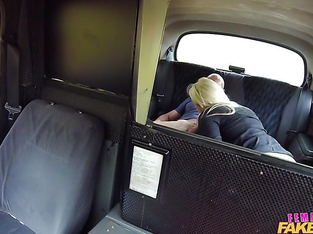 Female fake taxi big tits fuck with blonde driver Angel Wicky 