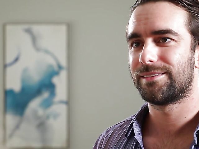 Tit job and fuck in black stockings with busty Savannah Bond